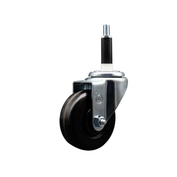 Service Caster 3.5'' SS Phenolic Wheel Swivel 7/8'' Expanding Stem Caster SCC-SSEX20S3514-PHS-78 - main